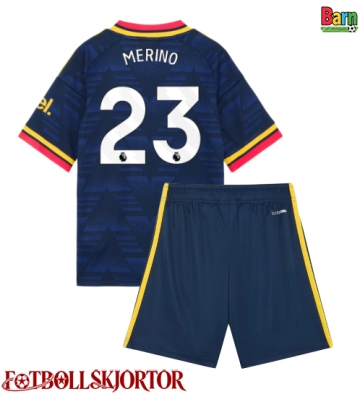 Arsenal Mikel Merino #23 Borta Kläder Barn 2026-27 Kortärmad (+ Korta byxor)
